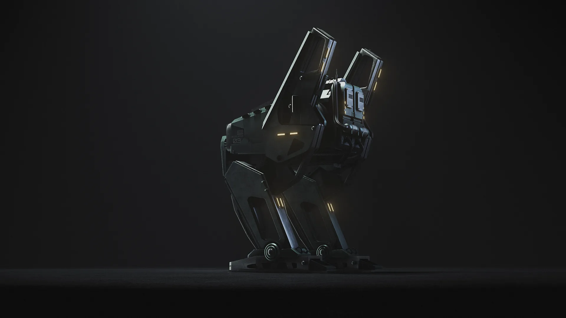 Sci-Fi Terminal — frame 2