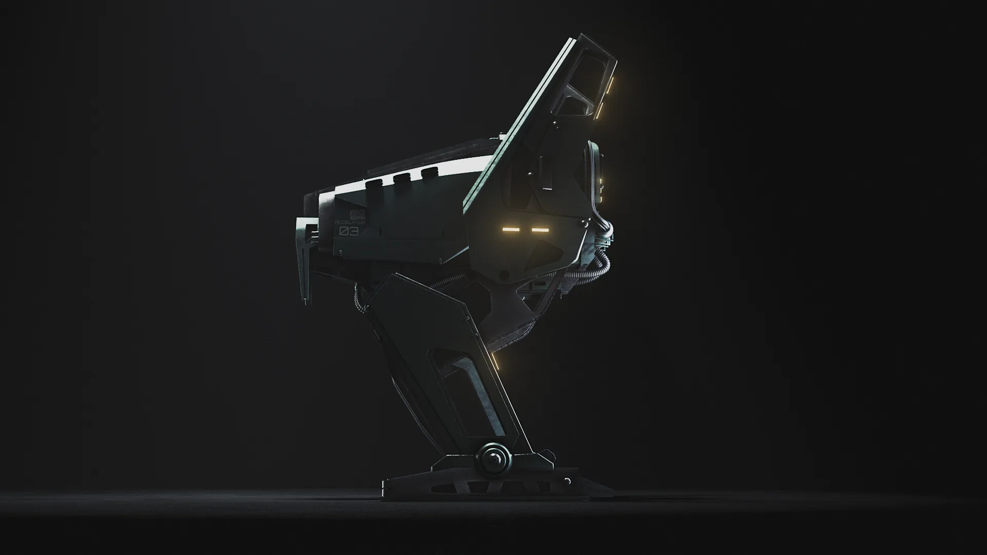 Sci-Fi Terminal — frame 3
