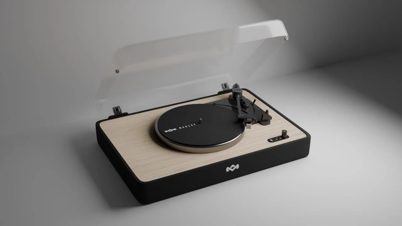 Vinyl Turntable — Product Asset — frame 1